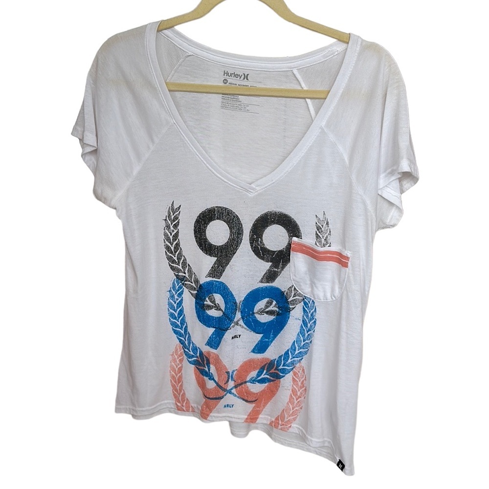 Hurley, women’s medium relaxed fit graphic T shirt